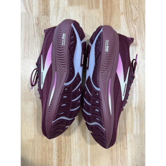 Brooks Ghost 17 Women’s Size 10.5 Burgundy Running Shoes - Picture 3 of 8